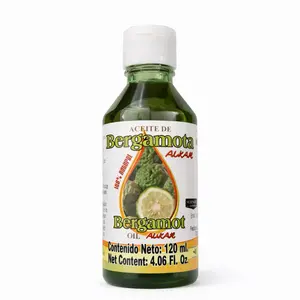 Aceite de Bergamota Aukar (120ml / 4.06 fl oz) | Bergamot Oil for Hair, Scalp & Beard Care | Citrus Scent Nourishing Serum Oil