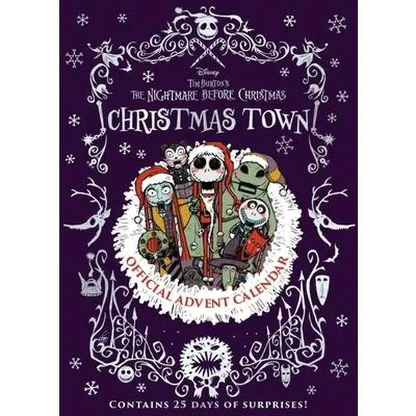 Disney Tim Burton's The Nightmare Before Christmas Christmas Town Official Advent Calendar - Insight Editions, Includes Stickers, Mini Books, Ornaments for Countdown to Festivities (Books, Humanities & Social Sciences, Religion & Philosophy), Note Cards