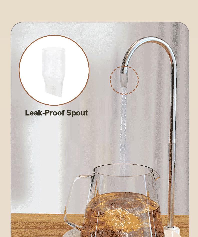 Electric Portable 5 Gallon Water Dispenser,  Charging Water Bottle Pump, 3-5 Gallon Jug Water Dispenser, Portable Water Dispenser for Home Camping