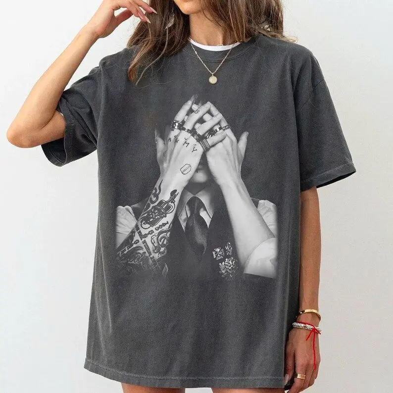 Women's Vintage Jungkook T-Shirt - Unisex Streetwear, Breathable Fit, Kpop Fan Music Gifts