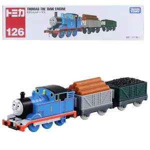 Takara Tomy Tomica No.126 Train Model Kit Anime Figure Diecast Baby Toys for Children Metal Miniature Educational Kids Dolls