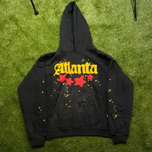 SP5DER BLACK ATLANTA HOODIE