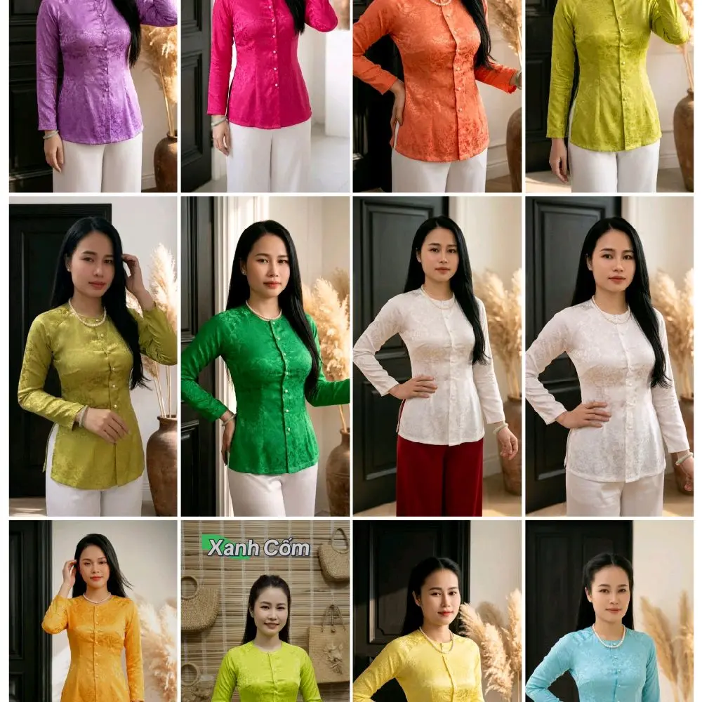 Áo Bà Ba MB3 ( Vietnamese Size ) / Women's Temple  / Women Ao Ba Ba / Vietnamese Tradition Phap Phuc / Luna New Year