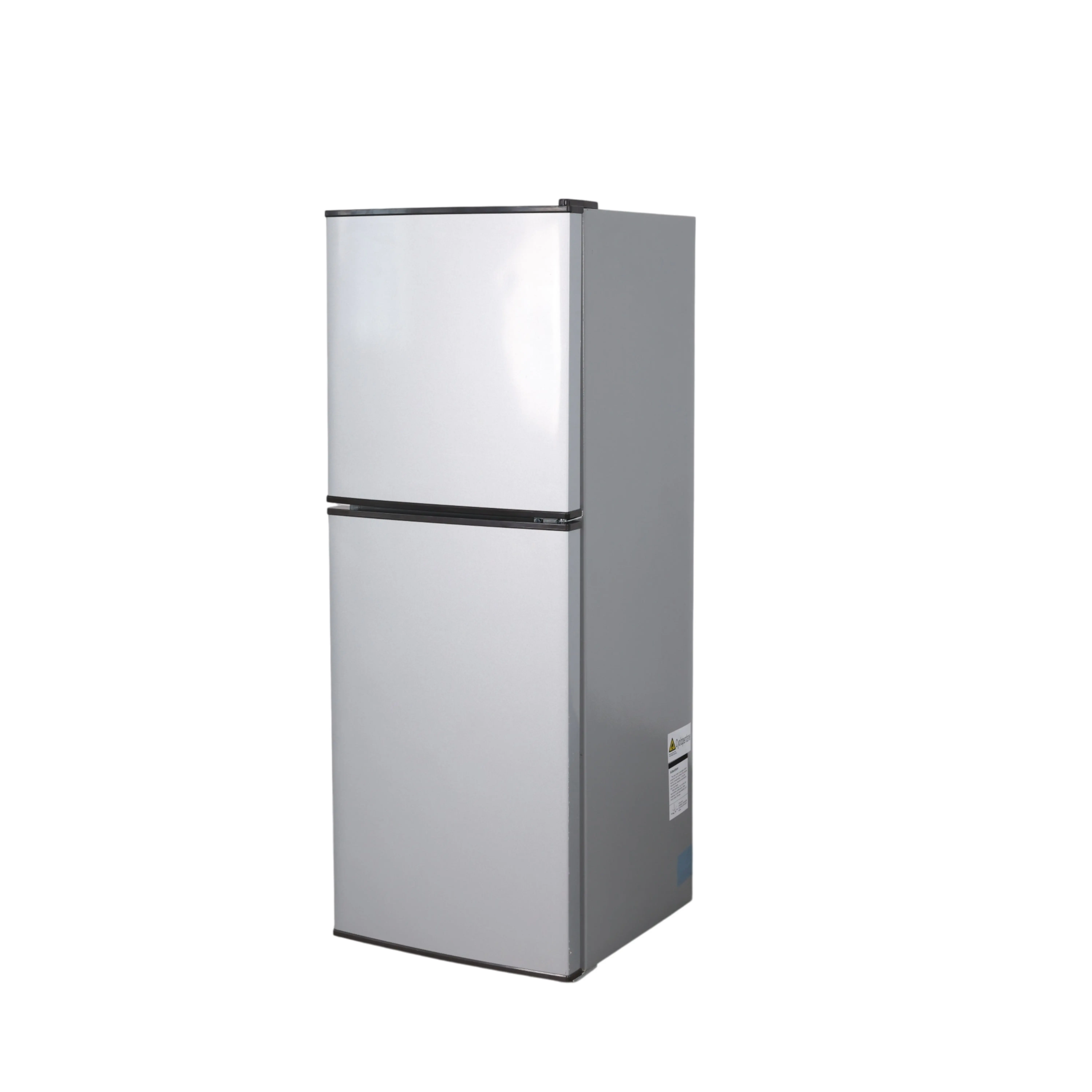 DALQERO 2.4 Cu. Ft. Double Door Mini Refrigerator with Separate Freezer Compartment & 5-Mode Temperature Control for Compact Spaces