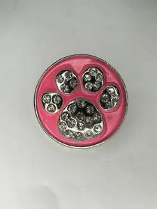 The SnapBliss Paw Print Snap Charm , Fun Snap-On Charms for SnapBliss Cup Bracelets, Personalize Your Tumbler (or Any Drinkware) with Unique, Trendy, Interchangeable Accessories and Charms.