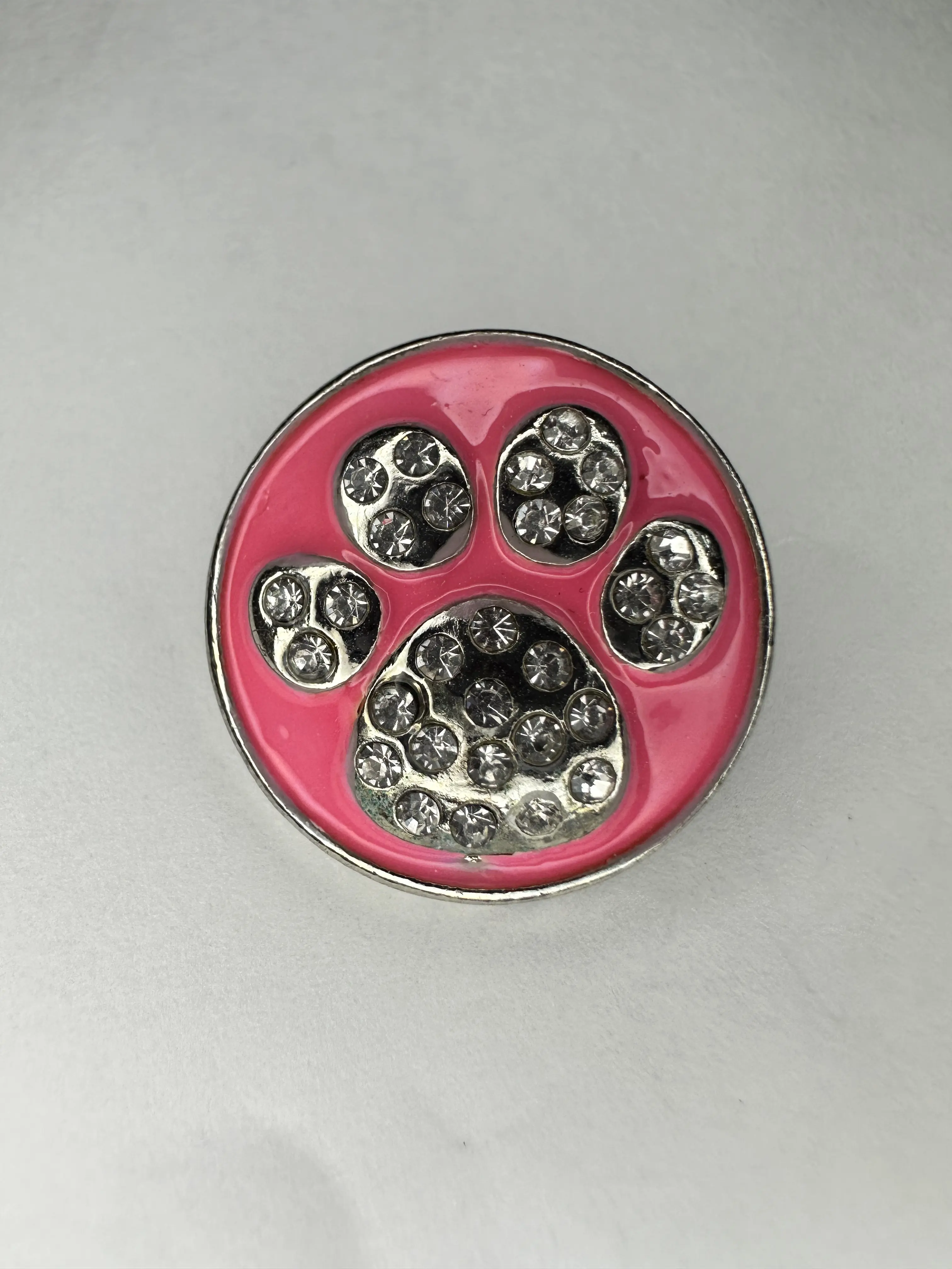 The SnapBliss Paw Print Snap Charm , Fun Snap-On Charms for SnapBliss Cup Bracelets, Personalize Your Tumbler (or Any Drinkware) with Unique, Trendy, Interchangeable Accessories and Charms.