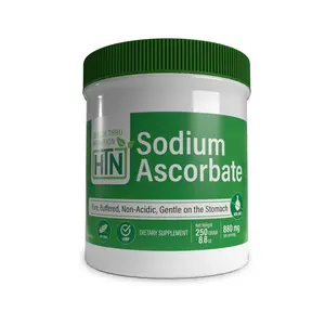Health Thru Nutrition Sodium Ascorbate – 1,000mg Buffered Vitamin C 250g Jar | Gentle Immune & Antioxidant
