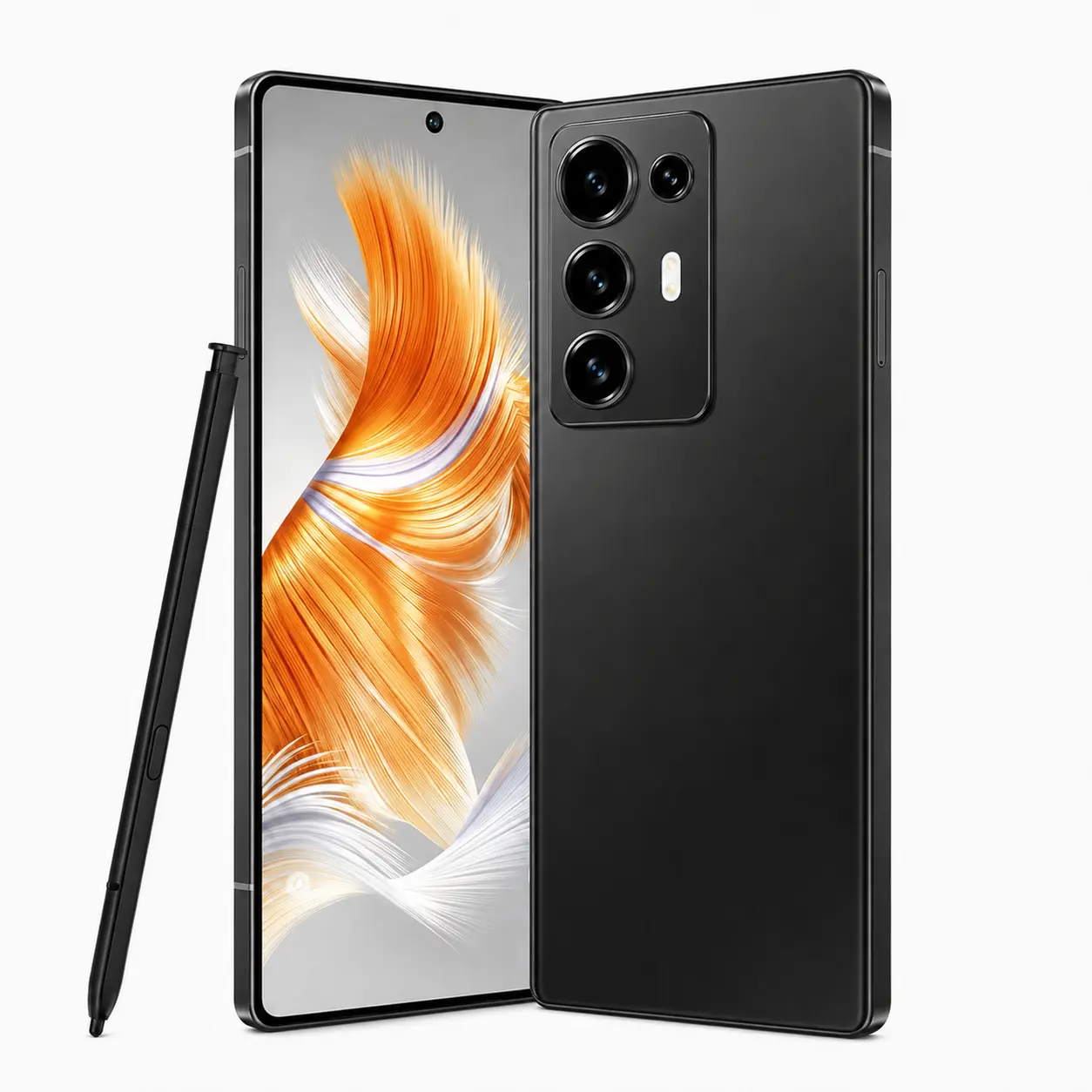W&O Android 14 Gaming Smartphone, 12GB RAM + 512GB Storage, 6.8" HD Screen, 6800mAh Long Battery Life, Built-in Stylus, 50MP Camera, Dual SIM, Octa-Core CPU, Face Unlock, Fingerprint Sensor, GPS, Streaming Phone