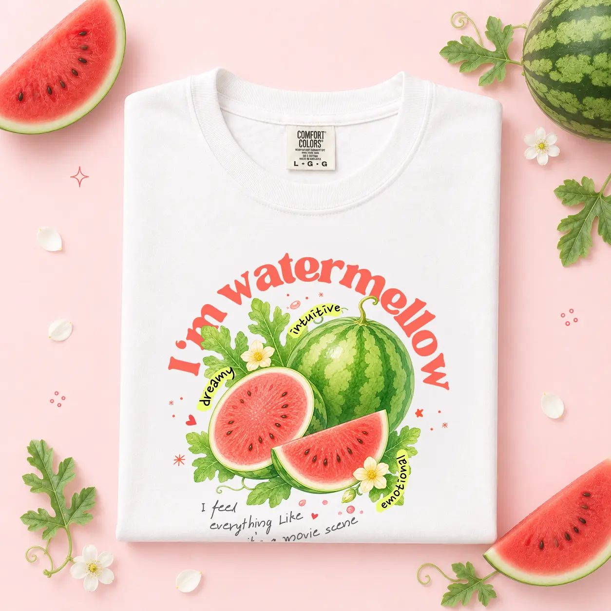I'm Watermelon Graphic Tee | Dreamy Intuitive Emotional Summer