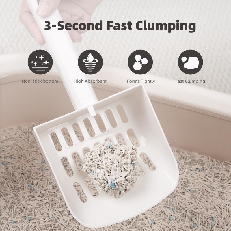 ZuttoNyan 5-in-1 Tofu Mixed Cat Litter,Fast Clumping,Dust Free,Low Tracking,Odor free,Flushable