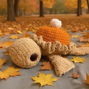 Crochet Pumpkin Pie Turtle