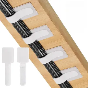 Self-Adhesive Cable Clips, Foldable Wire Organizer with Removable Residue-Free Tape, Cable Holder for Desk, Wall, Computer Tower, Under Desk Organizer
