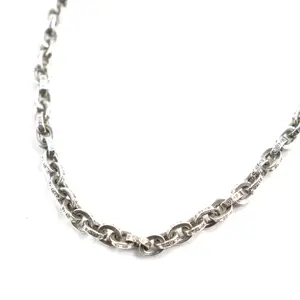 Pre-owned Chrome Hearts Sterling Silver 925 (Ag925) Small Leather Goods 925 Silver Necklace