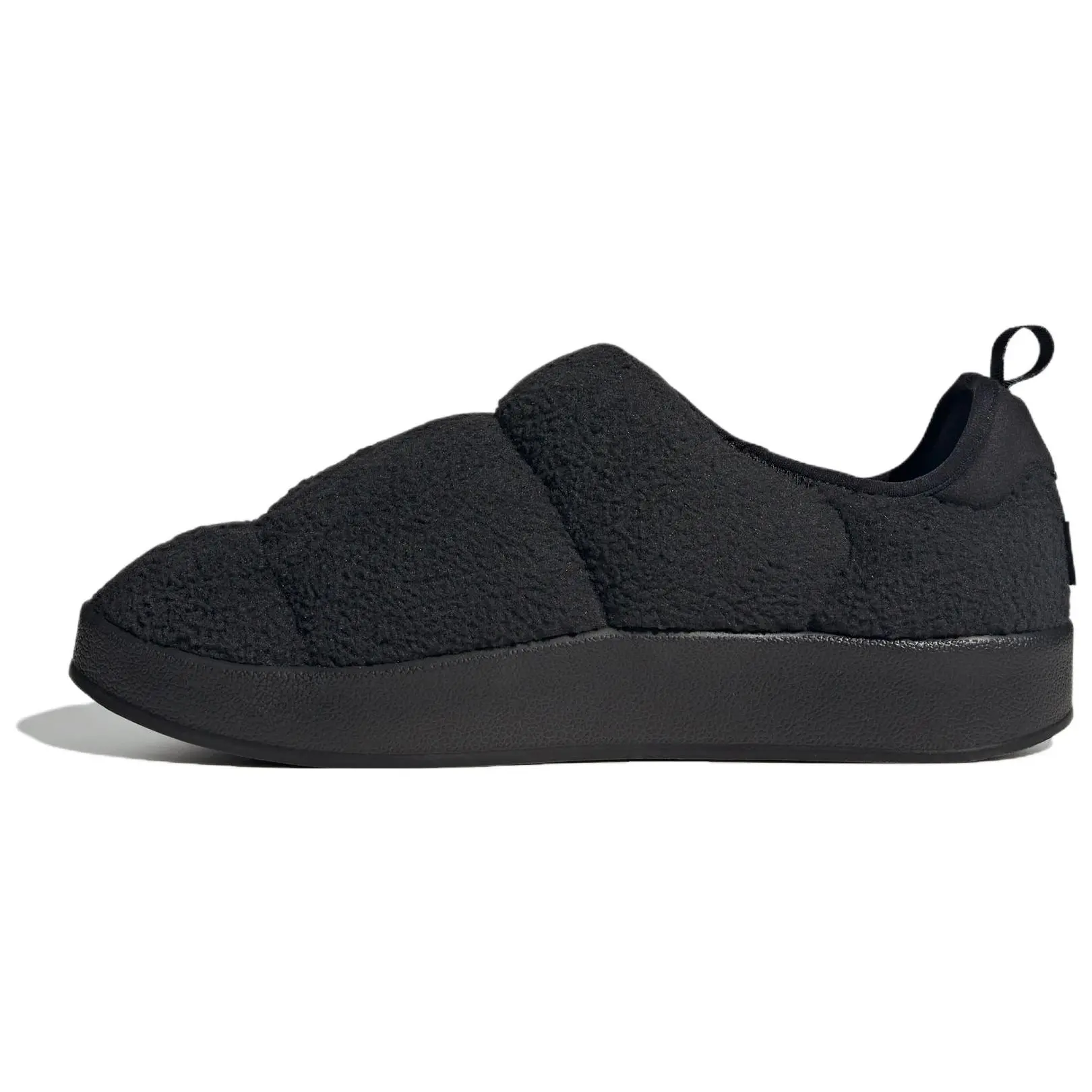 Adidas Puffylette Core Black Fleece' Stylish Comfortable Durable Non-slip Low Top Sneakers Women's IG7152