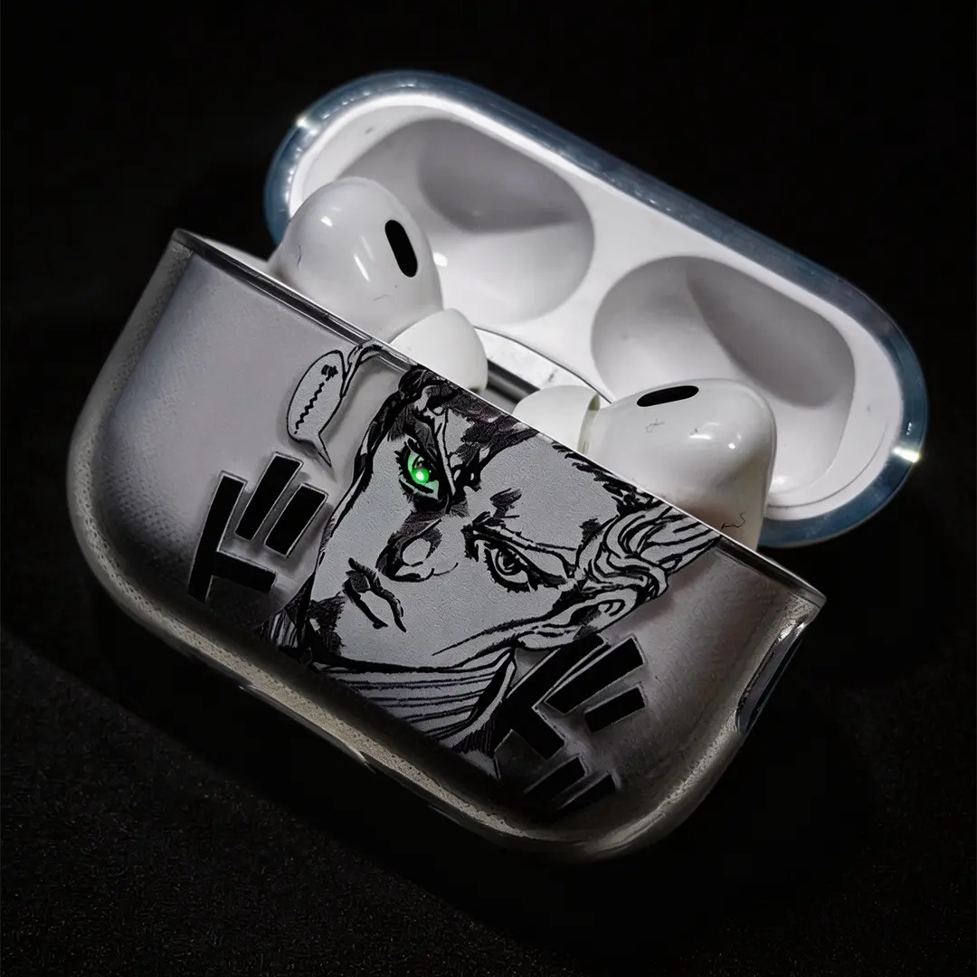 JOJO Killer Queen Transparent Luminous Case For Apple AirPods 2/3/Pro/Pro 2 Fashion Accessories JOJO Killer Queen Transparent Luminous Case For Apple AirPods 2/3/Pro/Pro 2 Fashion Accessories