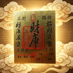 Taoist Wealth & Energy Boost Talisman Card - Phone Case Amulet