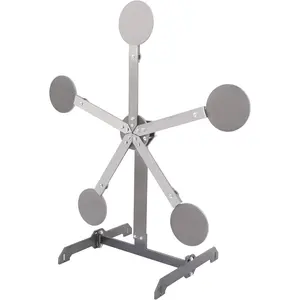 HECASA 8" Reactive Steel Shooting Target – Portable Metal Gong, No Welding, Easy Setup-TK