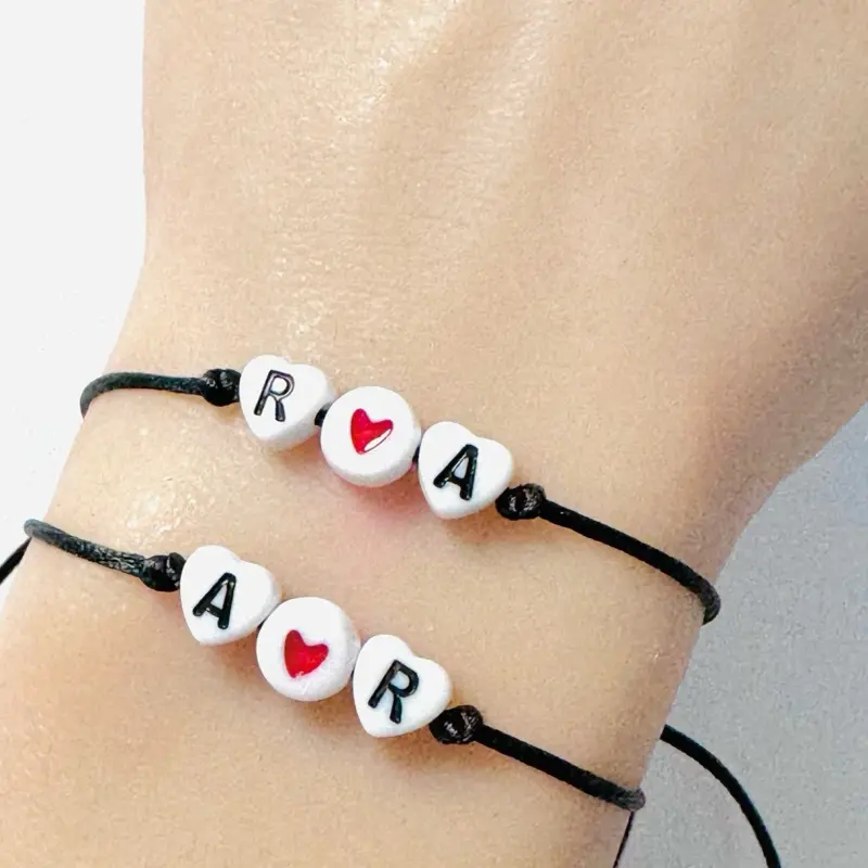 Black String Macrame Woven Adjustable Fashionable Bracelet, Male-Female Jewelry Accessory for Summer