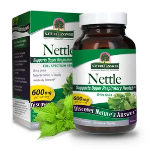 Nature's Answer Nettle Leaf 90 Vegan Capsules  | Prostate Support | Natural Energy | Immune Support | Daily Supplement | Vegan, Kosher | Single Count
