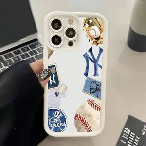 Baseball Pattern Phone Case with Precise Cutouts for Camera Protection, Shockproof Design for iPhone Models, Perfect Gift for Birthdays & Holidays