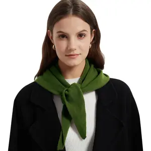Merino  Triangle Scarf for Women Winter  Gaiter Warmer Knit Hooded Scarf Soft Warm  Wrap