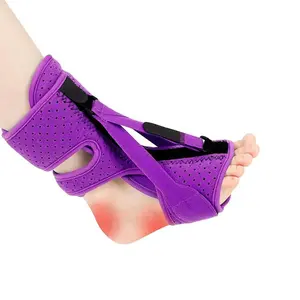 Foot support fixator, foot drop rehabilitation aid, foot eversion and dorsiflexion injury fixed foot support
