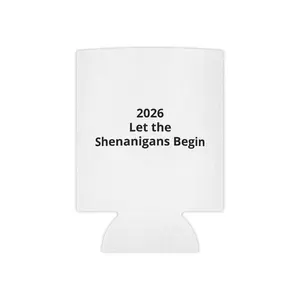 2026 Let the Shenanigans Begin Can Cooler — Funny New Year Party Koozie