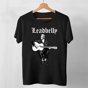 Leadbelly The Guitar Gangster T Shirt Design Shirts Soft Women Unique Tees BesShirts Cheap Design
