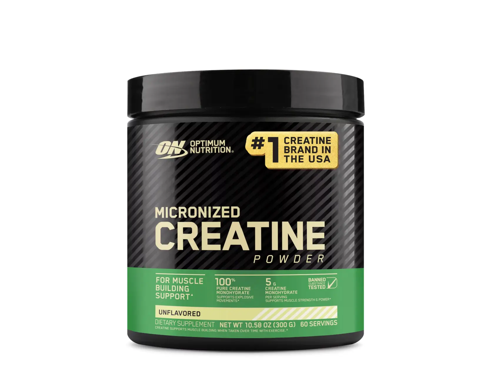 Optimum Nutrition Micronized Creatine Powder Supplement - Unflavored, 60 Servings Healthcare Supplement Dietary Edible Fitness