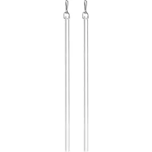 2 count 17"Clear Curtain Pull Rod,  Blind Wand Replacement Part with Hook, Window Blind Tilt Wand for Window Opener Accessory