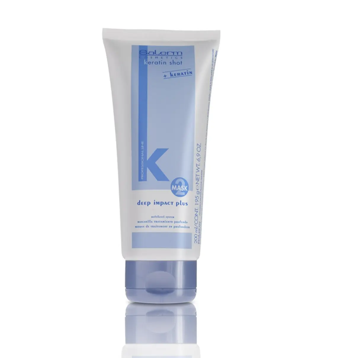 Salerm Cosmetics Keratin Shot Deep Impact Plus Mask, Hair Collagen Mask, 34.5 Ounce Skincare Skin Repair hair collagen treatment Conditioner Haircare