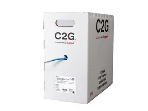 C2G 1000ft Cat6a Bulk Unshielded Ethernet Network Cable - Blue - TAA Compliant C2G56051