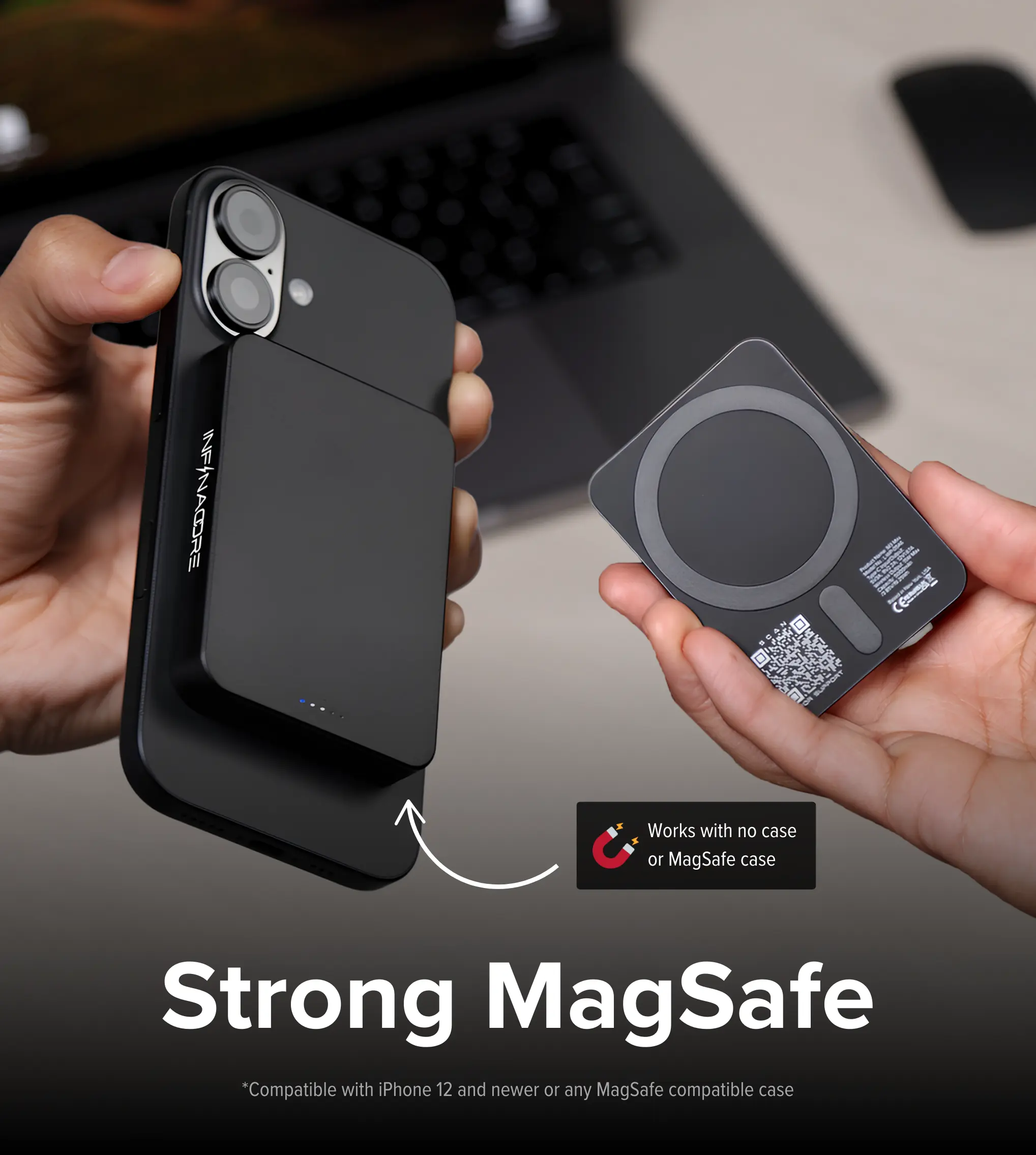 M3 Mini Wireless Battery Pack - Compact Design for Smartphones and Phones