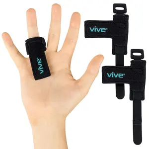 Vive Trigger Finger Splint – 2-Pack | Any Finger or Thumb | Aluminum Support