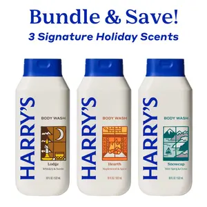 Harry's Limited Edition HEARTH - Snowed In Body Wash Collection - Full Bundle Set