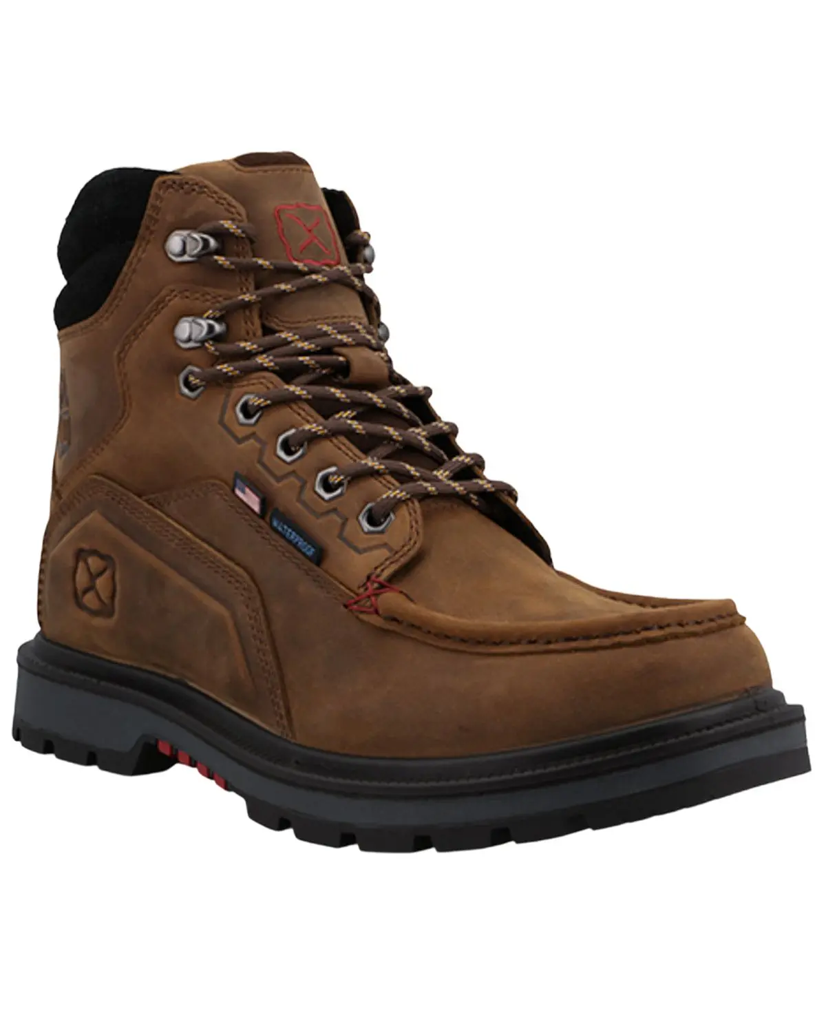 Twisted X Men's Men'S 6" Lace-Up Waterproof Work Boot Soft Toe - Mdaw001