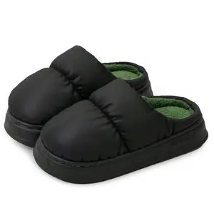 Yours 2 Keep Puffer Slippers Unisex Casual Fluffy Lined House Slippers for Fall Winter Summer Spring School Shoes Footwear Walking Shoes Comfort Dance