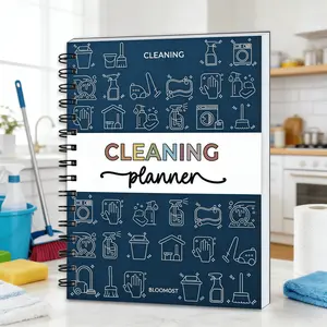 ADHD Cleaning Planner - Cleaning Schedule and Checklist Organizer for Adults and Teens - Daily, Weekly & Monthly Household Cleaning Checklist for ADHD Minds - Stress-Free Housework