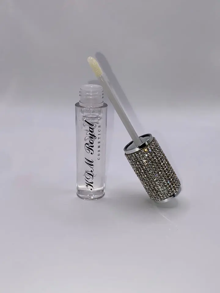 KDM Royal Clear Lip Gloss Dream Bubble with Shea Butter & Vitamin E for High-Shine Hydrating Finish Gloss