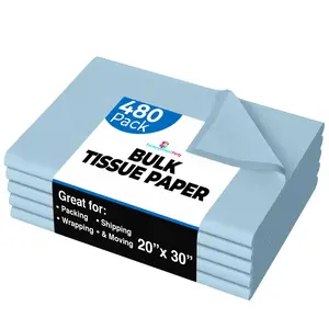 Light Blue Tissue Paper 20 In. x 30 In. | 480 Sheets