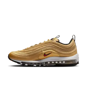 Men's Nike Air Max 97 OG Golden Bullet Athletic Sneaker, Rubber-Soled Footwear, Casual Trainer
