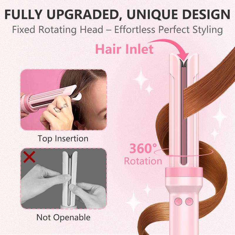 FORLIFA-Pro HyperCurve:Pro 3 in 1 Automatic Curling&Straightening Iron,AirBlow Tech with Cooling Air,1.1billion Negative Ions,72H  Hold, Triple Hair Protect & Burn-Free,Automatic Shut-Off,2-Way Rotation,Anti-Scald,Anti-Tangle,WeeklyDeals,TikTokShopStockUp