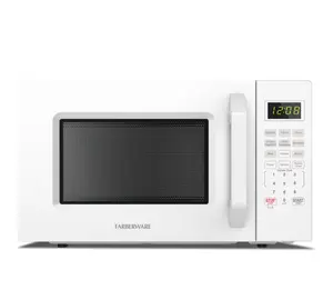 Farberware 1.1 cu ft Microwave Oven,1000W Countertop Microwave Oven with Auto Cook Menu, White