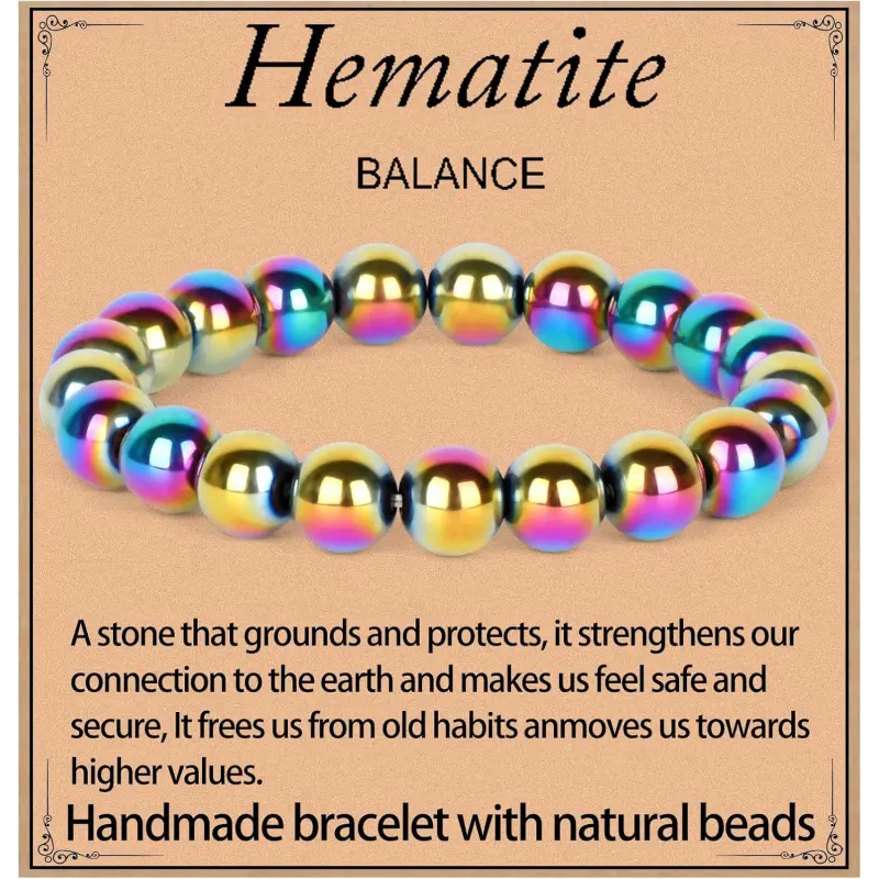 Handmade Natural Gemstone Stretch Elastic Bracelet Healing Crystal Round Stone Beads Jewelry Gifts for Women Men Handmade Natural Gemstone Stretch Elastic Bracelet Healing Crystal Round Stone Beads Jewelry Gifts for Women Men