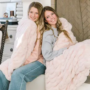 Blossom Pink | Chic Collection | Minky Blanket