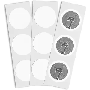 55 count NTAG215 NFC Stickers NFC Tag 25mm (1 inch) Blank Round NTAG215 NFC Tags Labels, 504 Bytes Memory NFC Chip for NFC-Enabled Smartphone and  , Wii U & 3Ds