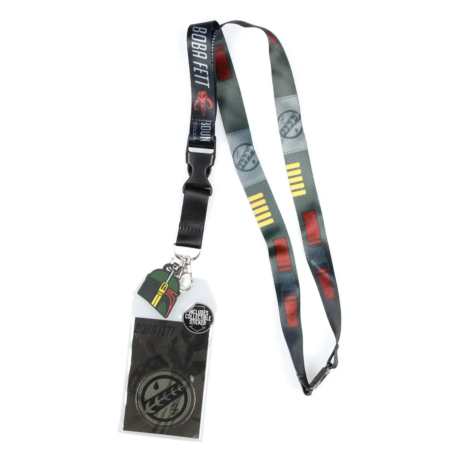 Star Wars Boba Fett Bounty Hunter Suit Up Lanyard ID Badge Holder