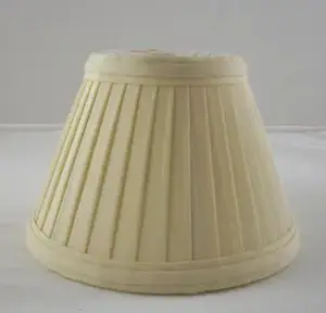 Cream Pleated Chandelier Shade - 6 Inch Bottom - 20307