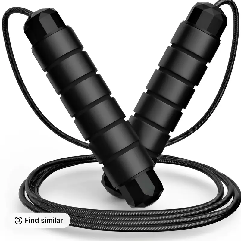 Weighted Speed Jump Rope with Memory Foam Handle for Effective Cardio and Weight Training Ideal for Fitness Enthusiasts