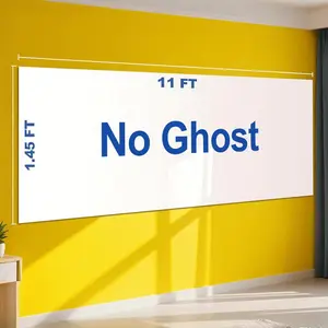 Whiteboard Wallpaper, Whiteboard Contact Paper, White Board Sticker, Stain-Proof, Super Sticky Peel and Stick Dry Erase Roll for School/Office/, 1.45x11ft (1)